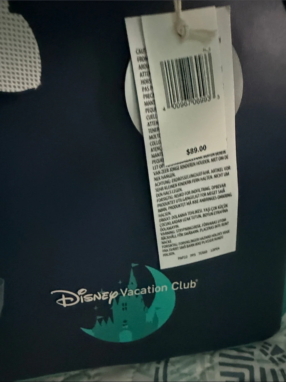 Disney Parks Exclusive Mickey Castle Disney Vacation Club Loungefly Backpack